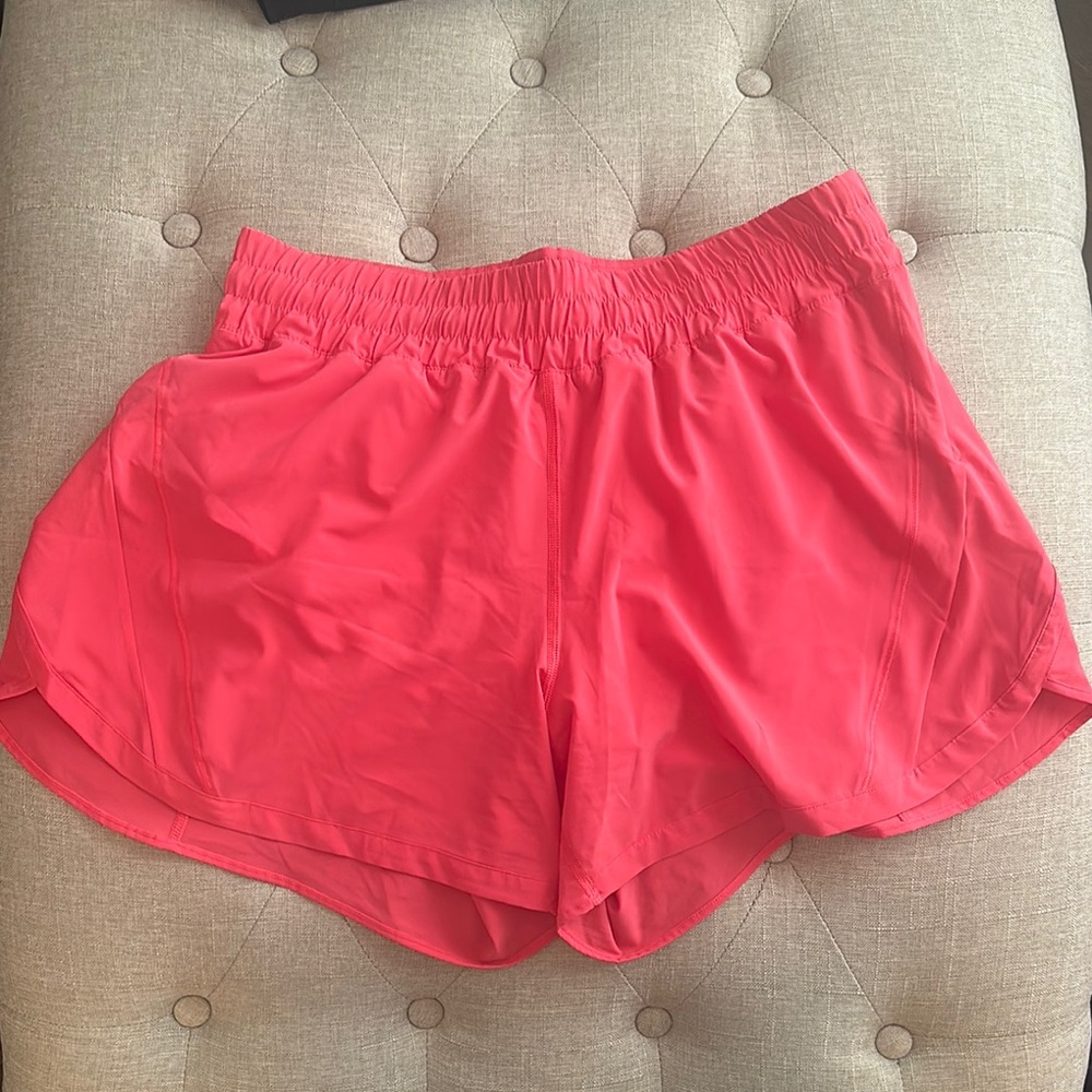 Lululemon Track That High Rise NWOT GLAZE PINK 5 inch inseam